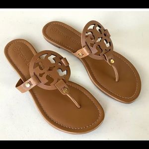 Size 9.5 Tory Burch Miller sandals.